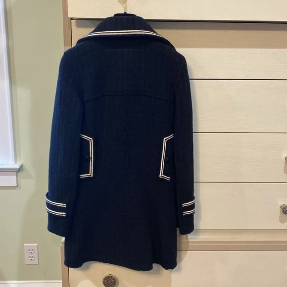 Classic Chanel black/white double-breasted jacket 34 - Picture 3 of 8